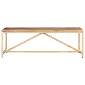 Konferenční stolek 120 x 60 x 40 cm masivní dřevo - obrázek 2