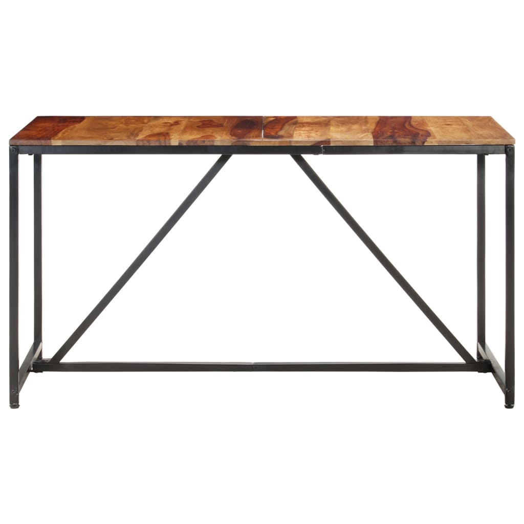 

vidaXL Eettafel 140x70x76 cm massief sheeshamhout