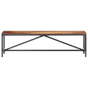 vidaXL Suoliukas, 160cm, rausvosios dalbergijos medienos masyvas