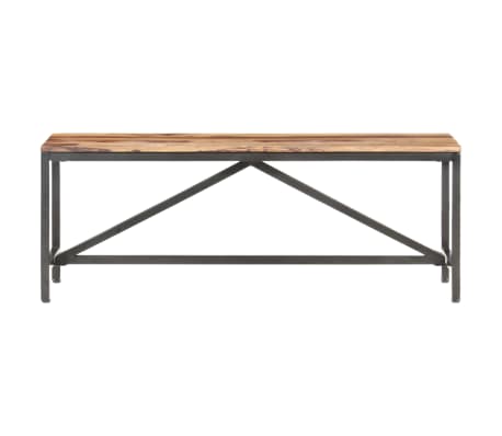 vidaXL Banc 120 cm Bois solide