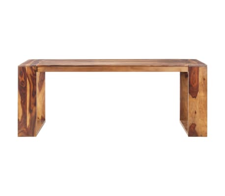 vidaXL Valgomojo stalas, 200x100x76cm, rausvosios dalbergijos masyvas