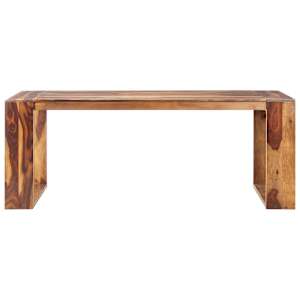 vidaXL Valgomojo stalas, 200x100x76cm, rausvosios dalbergijos masyvas