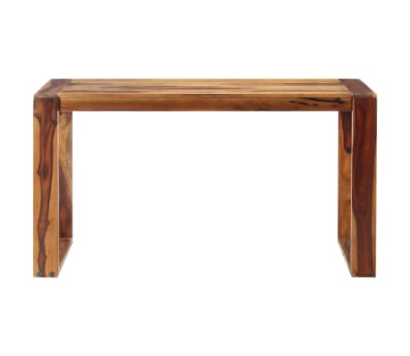 vidaXL Valgomojo stalas, 140x70x76cm, rausvosios dalbergijos masyvas