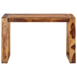 vidaXL Valgomojo stalas, 120x60x76 cm, rausvosios dalbergijos masyvas