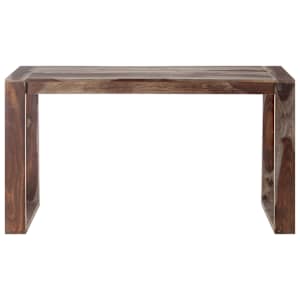 vidaXL Valgomojo stalas, 140x70x76cm, rausvosios dalbergijos masyvas