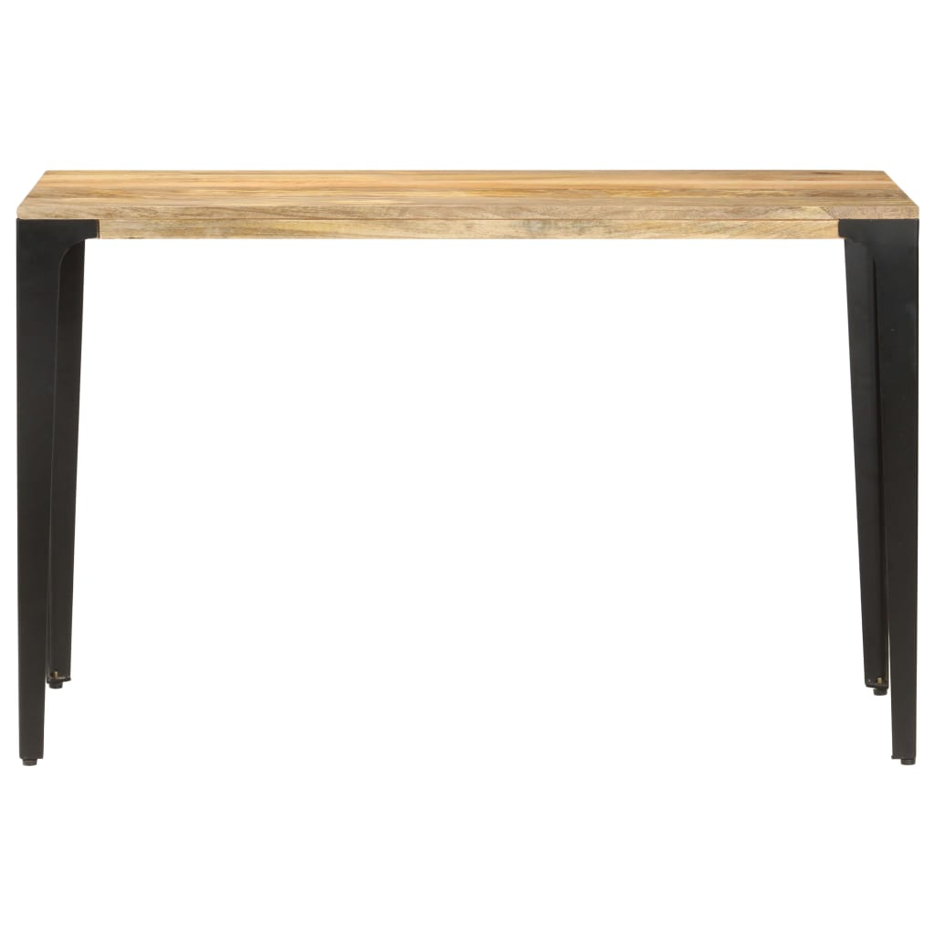 vidaXL Eettafel 120x60x76 cm massief mangohout