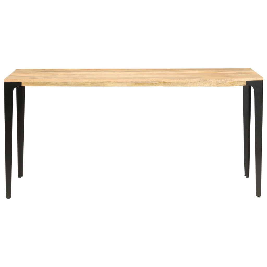 vidaXL Mesa de comedor de madera maciza de mango 160x80x76 cm