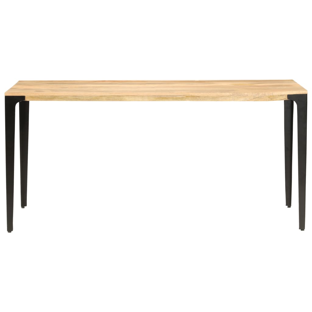 

vidaXL Eettafel 160x80x76 cm massief mangohout