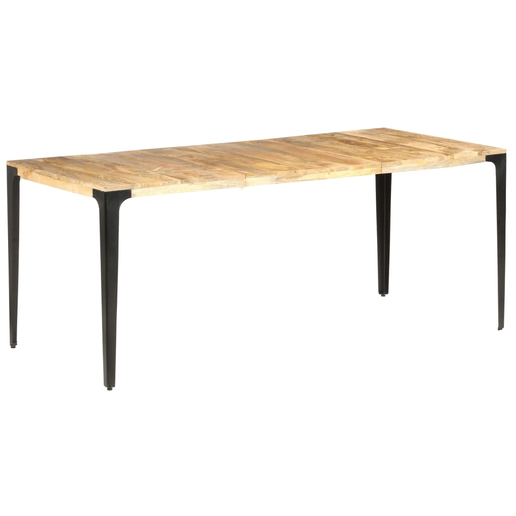 Jídelní stůl 180 x 90 x 76 cm masivní mangovníkové dřevo