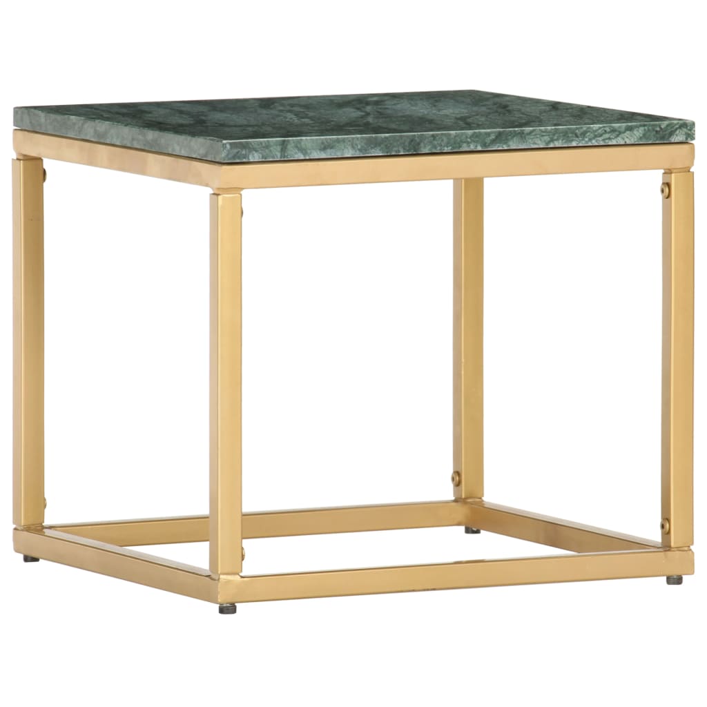 Coffee Table End Table Side Sofa Table Real Stone with Marble Texture vidaXL - Picture 8 of 24