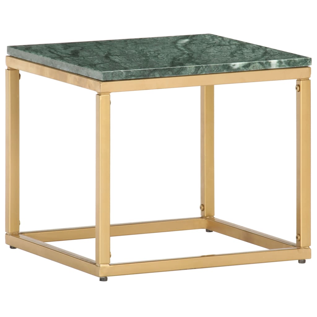 Coffee Table End Table Side Sofa Table Real Stone with Marble Texture vidaXL - Picture 9 of 24