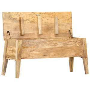 Úložný box 99 x 35 x 48 cm masivní mangovníkové dřevo - obrázek 3