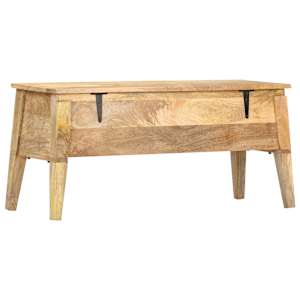Úložný box 99 x 35 x 48 cm masivní mangovníkové dřevo - obrázek 4
