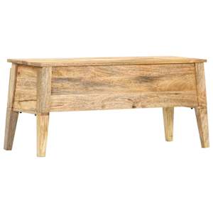 Úložný box 99 x 35 x 48 cm masivní mangovníkové dřevo - obrázek 8