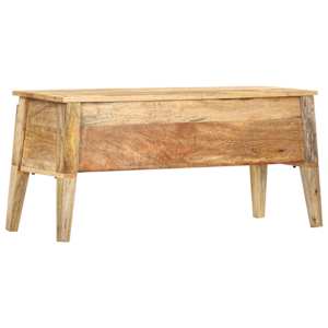 Úložný box 99 x 35 x 48 cm masivní mangovníkové dřevo - obrázek 9