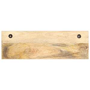 Nástěnný věšák 60 x 15 x 20 cm masivní hrubé mangovníkové dřevo - obrázek 3