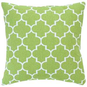 vidaXL Pagalvėlės, 2vnt., žalios, 40x40cm, medvilnė, su raštais