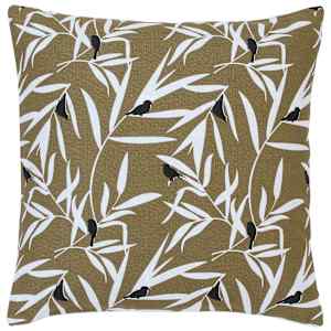 vidaXL Pagalvėlės, 2vnt., taupe spalvos, 40x40cm, medvilnė, su raštais