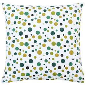 vidaXL Pagalvėlės, 2vnt., žalios, 40x40cm, medvilnė, su raštais