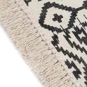 Ručně tkaný koberec Kilim bavlna 120 x 180 cm potisk barevný - obrázek 3