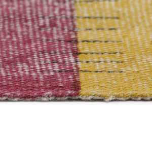 Ručně tkaný koberec Kilim bavlna 120 x 180 cm potisk barevný - obrázek 5