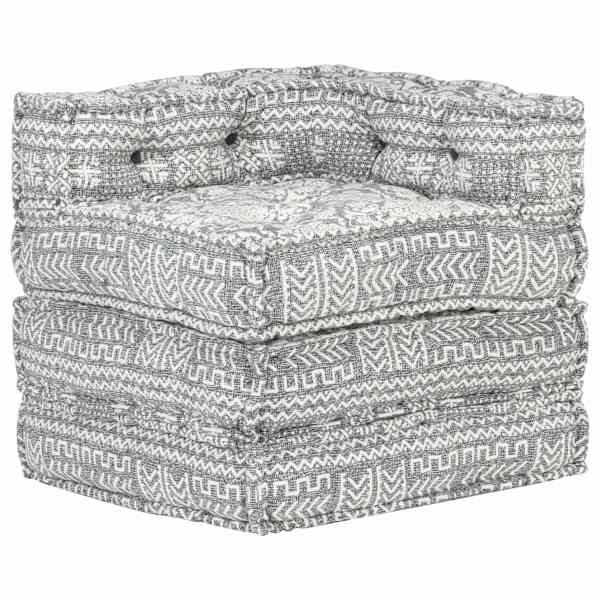 vidaXL modulaarne tumba, helehall, kangas