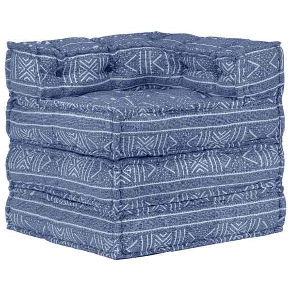 vidaXL modulaarne tumba, indigo, kangas