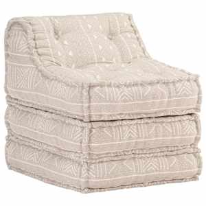 Modulární pouf béžový textil - obrázek 13