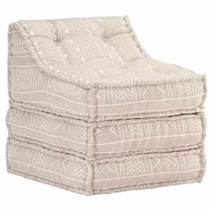 Modulární pouf béžový textil - obrázek 15