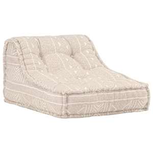 Modulární pouf béžový textil - obrázek 7