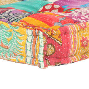 Poduška na pohovku z palet vícebarevná textil patchwork - obrázek 9