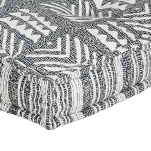 Poduška na pohovku z palet šedá textil patchwork - obrázek 7