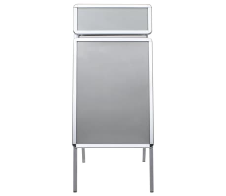 vidaXL A1 Kundenstopper Plakatst&auml;nder mit Topschild Aluminium