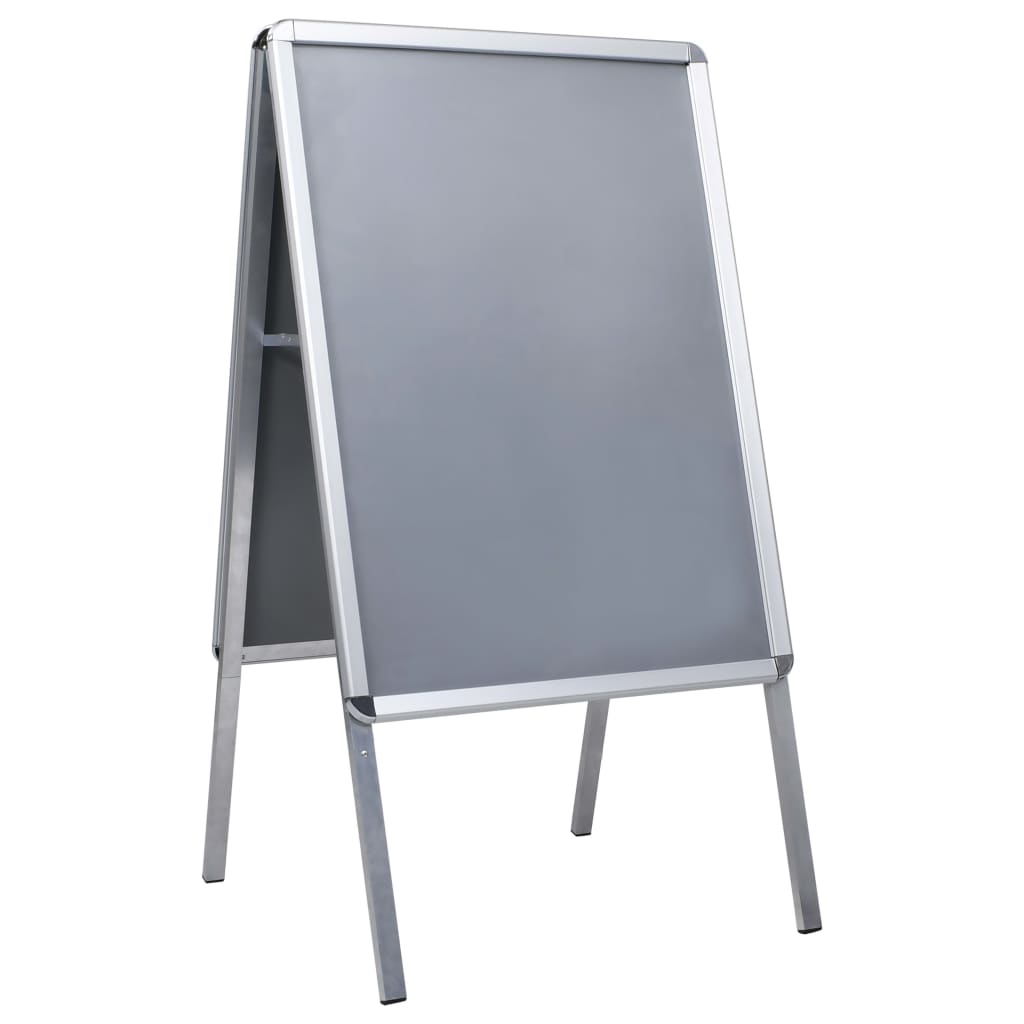 vidaXL A1 Customer Stopper Poster Stand Aluminium