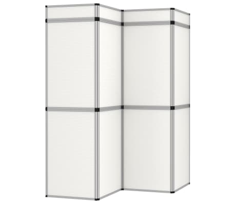 vidaXL 折り畳み式 展示会用パネル 12面 242x200cm ホワイト