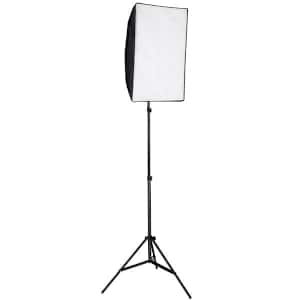 Foto studio set s fotopozadím a softboxem - obrázek 9