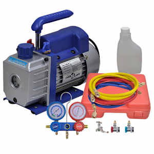 Enostopenjska vakuumska črpalka z 2-smernim merilnikom