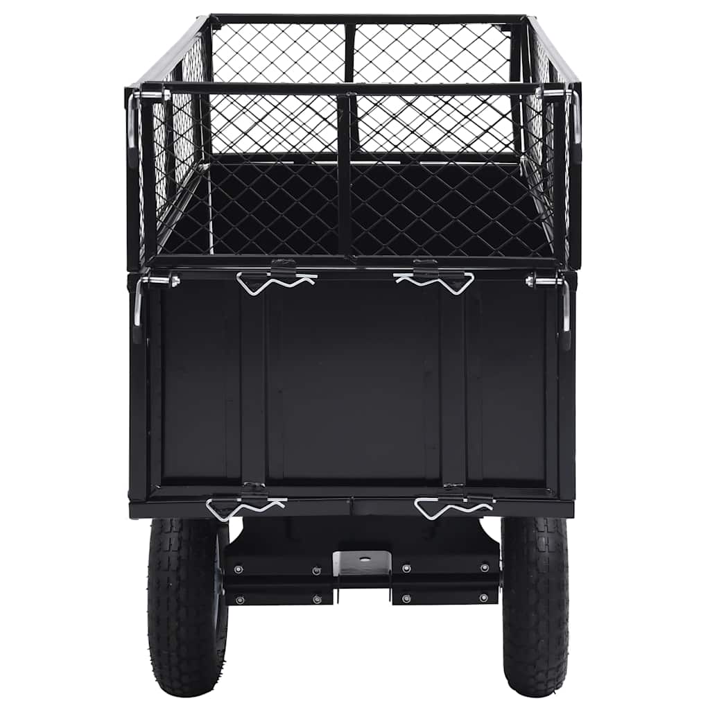 Remorque Basculante Pour Tondeuse De Pelouse Charge De 150 Kg VidaXL 13 width=274