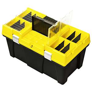 Box na nářadí plast 595 x 337 x 316 mm žlutý - obrázek 3