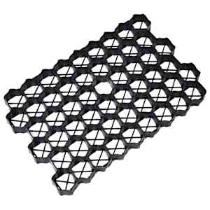 Zatravňovací dlaždice 16 ks černé 60 x 40 x 3 cm plast - obrázek 3