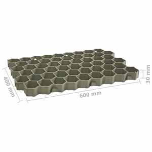 Zatravňovací dlaždice 16 ks zelené 60 x 40 x 3 cm plast - obrázek 7