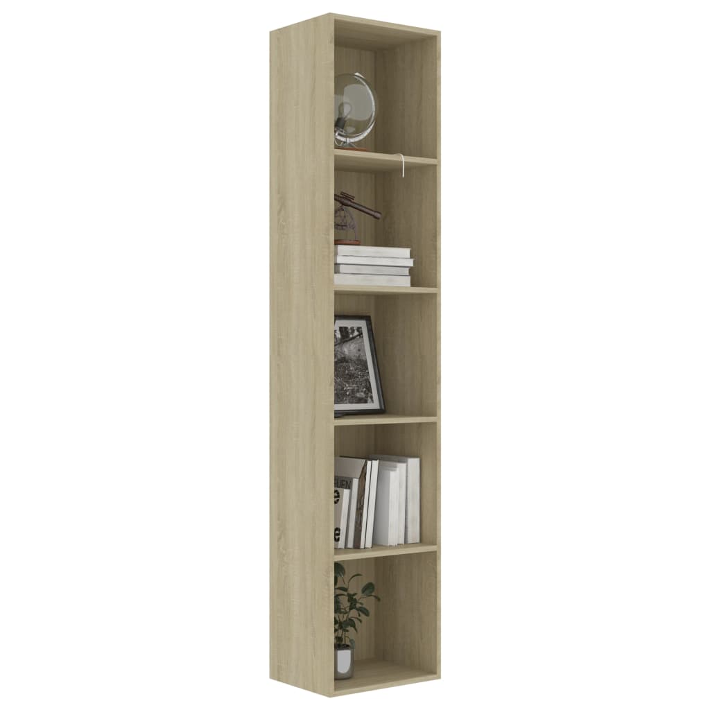 

vidaXL Boekenkast 40x30x189 cm spaanplaat sonoma eikenkleurig