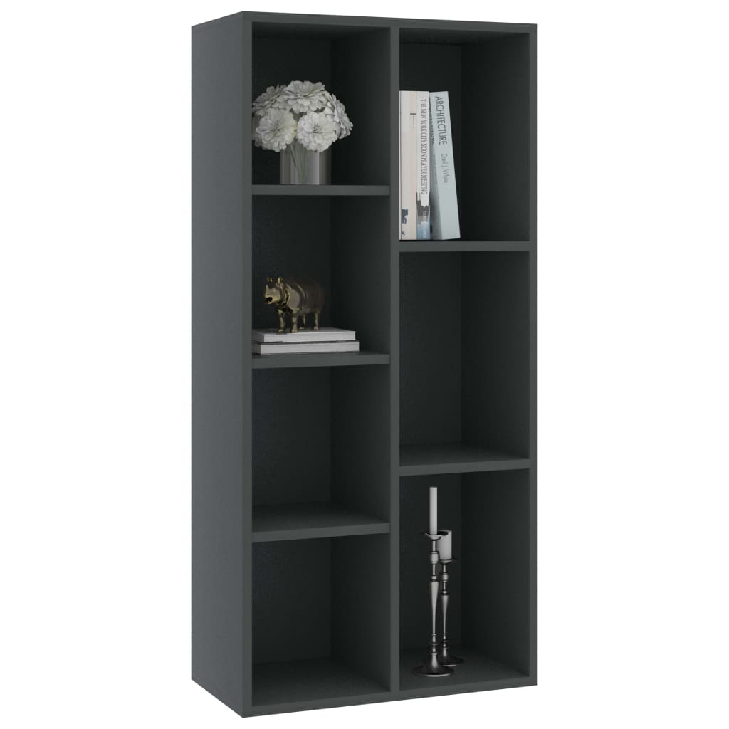 

vidaXL Boekenkast 50x25x106 cm spaanplaat grijs