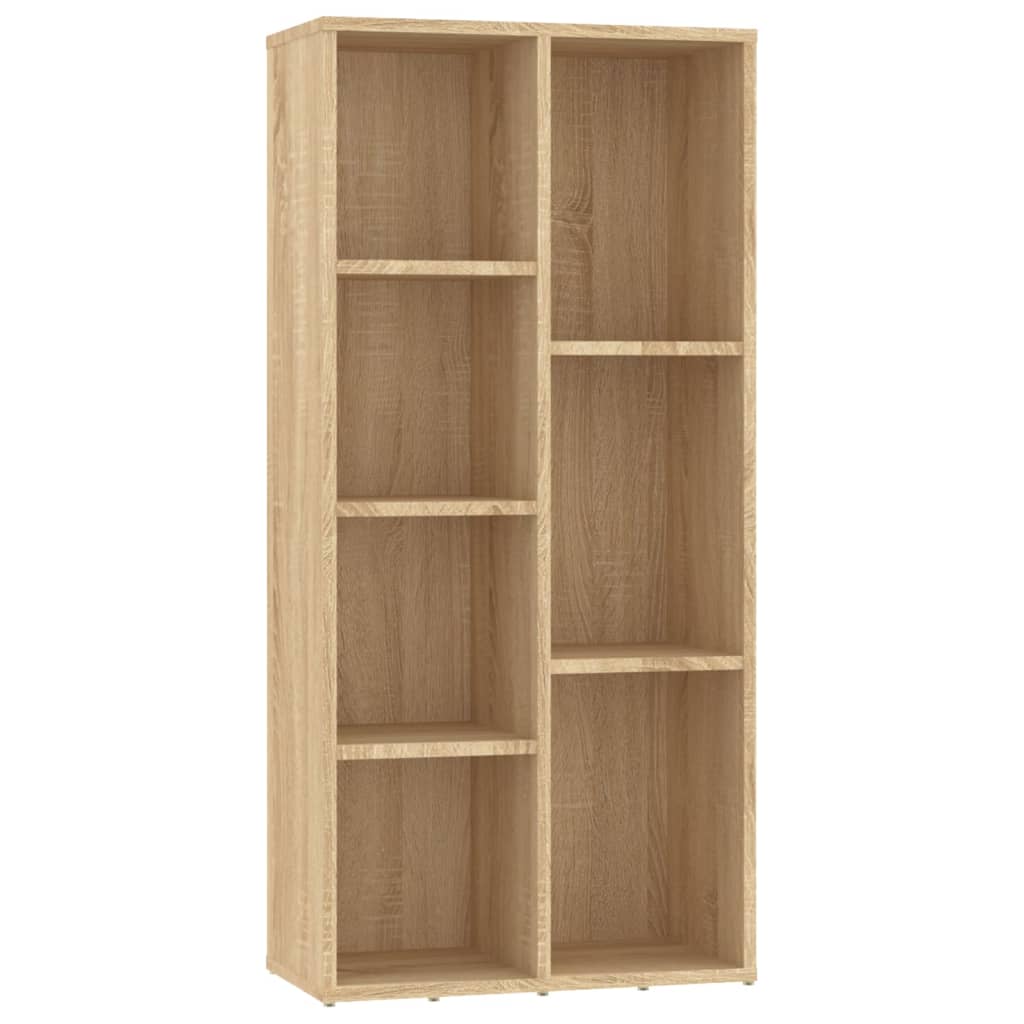 

vidaXL Book Cabinet Sonoma Oak 19.7"x9.8"x41.7" Engineered Wood