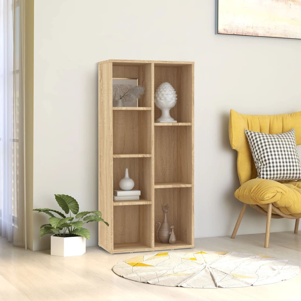 vidaXL Rega� na ksi��ki, d�b sonoma, 50x25x106 cm