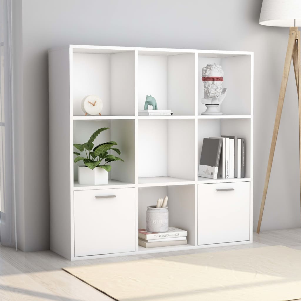 Libreria 98x30x98 cm in Truciolato Scaffali Espositore Colori Diversi