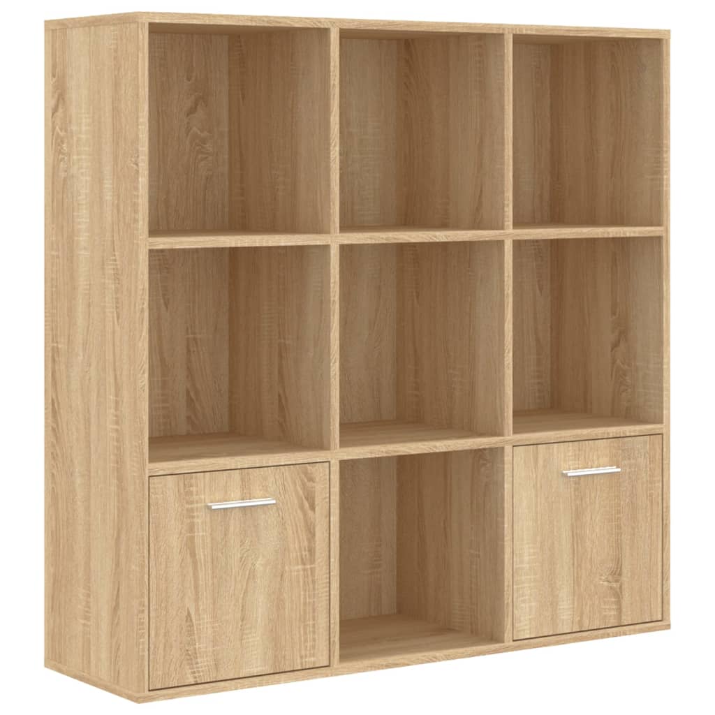

vidaXL Book Cabinet Sonoma Oak 38.6"x11.8"x38.6" Engineered Wood