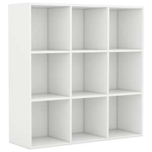 vidaXL raamaturiiul valge 98 x 29 x 97,5 cm tehispuit