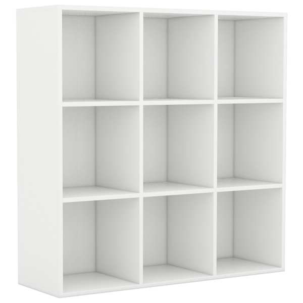 vidaXL raamaturiiul valge 98 x 29 x 97,5 cm tehispuit