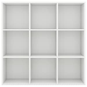 Knihovna bílá 98 x 29 x 97,5 cm kompozitní dřevo - obrázek 3